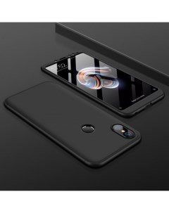 Чехол 360 градусов для Xiaomi Mi 6X Mi A2 Черный Gkk likgus