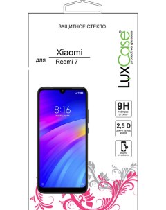 Защитное стекло 2 5D FG для Xiaomi Redmi 7 0 33 мм Красная рамка Luxcase