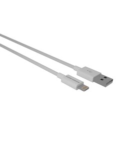 Дата кабель K42i Smart USB 2 4A для Lightning 8 pin ТРЕ 1м White More choice