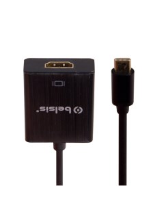 Переходник адаптер USB 3 1 Type C m HDMI f 0 15 м чёрный BW8906 Belsis
