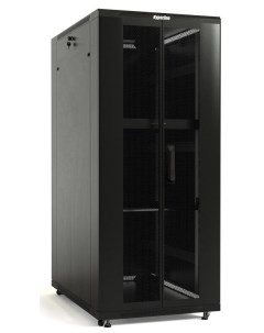 Серверный шкаф TTB 4268 DD RAL9004 Глубина 80см черный Hyperline