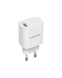 Зарядное устройство сетевое CHA18W USB A 18W белый Canyon