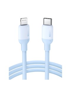 20313 USB Type C Lighting 1 м голубой Ugreen