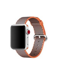 Ремешок для Apple Watch 38 mm Woven Nylon оранжево фиолетовый Alpen
