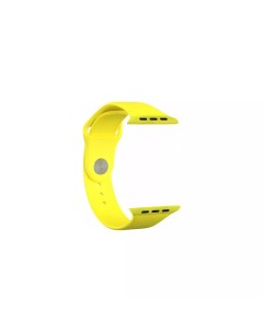 Ремешок силиконовый для Apple Watch 40мм желтый Nobrand
