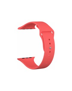 Ремешок силиконовый для Apple Watch 44мм красный Nobrand