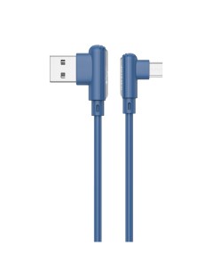 Дата кабель BX58 USB Micro USB TPE 2 4A 1 м Blue Borofone