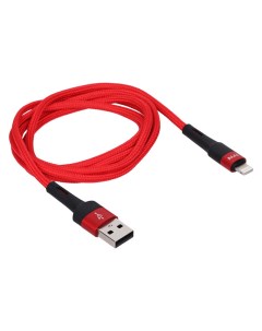 Кабель USB A Lightning Envy 1 2m нейлон red Tfn