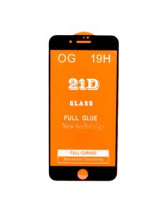 Защитное стекло для iPhone 7 Plus 8 Plus Full Curved Glass 21D 0 3 мм Orange Lp