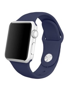 Ремешок Silicone для Apple Watch 38 40mm midnight blue Krutoff