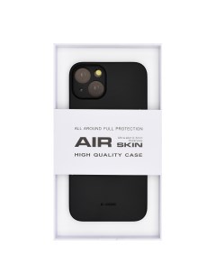 Чехол для iPhone 14 Plus High Quality Чёрный Air skin