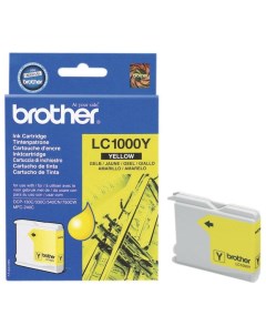 Картридж для струйного принтера LC 1000Y желтый оригинал Brother