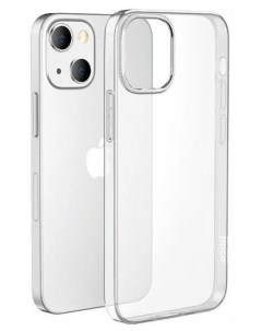 Накладка для iPhone 14 Light силикон тонкий прозрачный темный Hoco