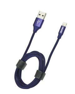 Кабель Lightning to USB Cable Canvas Series 1 м Navy для Apple Lightning Dorten