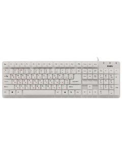 Проводная клавиатура Standard 301 White SV 03100301UW Sven