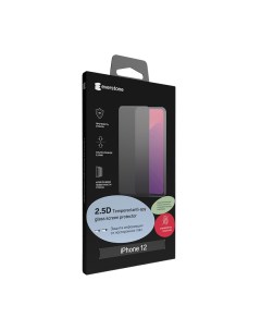 Защитное стекло для Apple iPhone 12 12 Pro Anti Spy 2 5D Full Glue Everstone