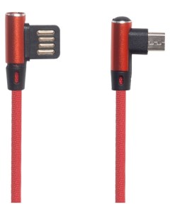 Кабель USB micro оплетка Т порт Red 1 м Liberty project