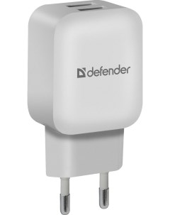Сетевое зарядное устройство для телефона на 2xUSB 5V 2 1А EPA 13 белый Defender