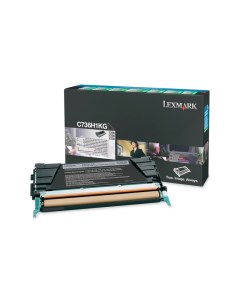 Картридж для лазерного принтера C73X X73X черный оригинальный Lexmark