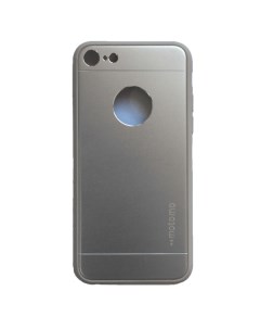Чехол для iPhone 7 plus New серебристый Motomo