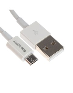 Кабель S22V Micro USB USB 2 4 А 1 м белый One depot