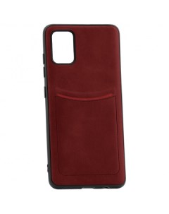 Чехол с кожаным покрытием и карманом для Xiaomi Mi 10 Lite Ilevel