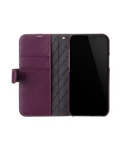 Кожаный чехол книжка для Apple iPhone 14 Plus 6 7 Wallet Book Type сиреневый Melkco