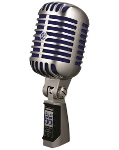 Микрофон Super 55 Deluxe Silver Blue Shure