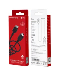 Кабель BX70 USB Micro USB 1M 2 4A черный Borofone