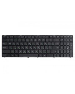Клавиатура для ноутбука Asus черная с рамкой Rocknparts