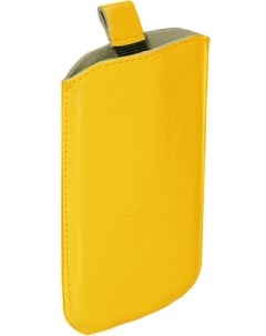 Чехол пенал с язычком для Samsung S3650crby желтый Nobrand
