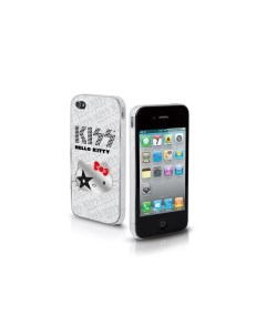 Чехол для Iphone 4 4S белый с рисунком Hello Kitty Kiss Sbs
