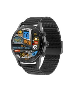 Смарт часы Smart Watch DT70 черный металлический ремень Kingwear