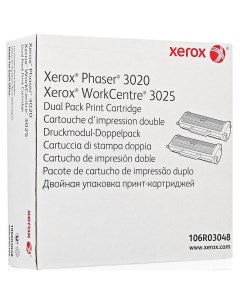 Картридж для лазерного принтера 106R03048 черный оригинал Xerox