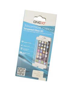 Стекло защитное для iPhone 11 Pro X XS 3D White Frame Комплект 10 штук Onext