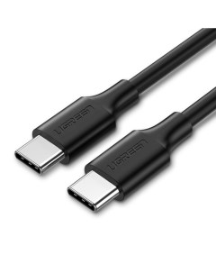 Кабель US286 50997 USB 2 0 Type C to Type C Cable Nickel Plating 1 м черный Ugreen