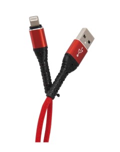 Кабель USB Lightning красный 1 м Mobility