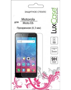 Защитное стекло для Motorola Moto E6 Plus глянцевое Luxcase