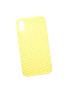 Чехол LP для iPhone Xr Silicone Dot Case желтый Liberty project