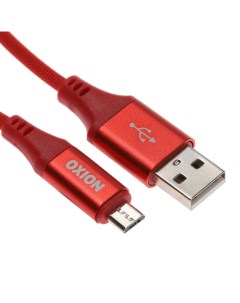 Кабель OX DCC333RD USB Micro USB 1 м быстрая зарядка красный Oxion