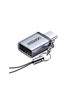 Адаптер переходник US270 50283 Type C to USB 3 0 серый космос Ugreen