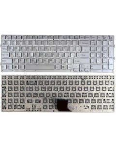 Клавиатура для ноутбука Sony Vaio VPC CB VPC CB17 серебристая Оем