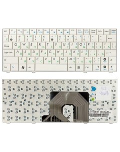 Клавиатура для ноутбука Asus Eee PC 900HA 900SD T91 белая Оем