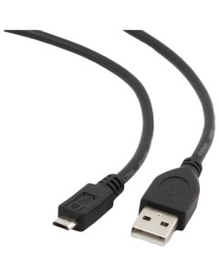 Кабель USB 2 0 Pro AM microBM 5P 0 5м экран черный пакет CCP mUSB2 AMBM 0 5M Gembird