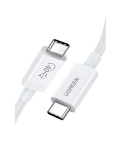 Кабель US506 40113 USB4 Charging Cable 0 8m 40Gbps 0 8 м белый Ugreen