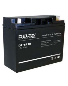 Аккумулятор для ИБП DT 1218 12В 18Ач 181x76x168 мм Дельта