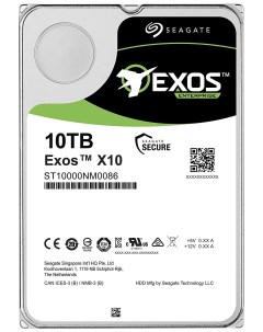 Жесткий диск Exos X10 10ТБ ST10000NM0086 Seagate