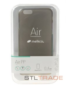 Силиконовый чехол для iPhone 6 4 7 Air черный Melkco