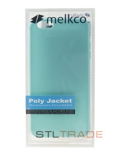 Силиконовый чехол для iPhone 6 5 5 Poly Jacket голубой Melkco
