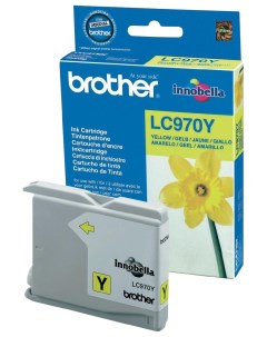 Картридж для струйного принтера LC 970Y желтый оригинал Brother